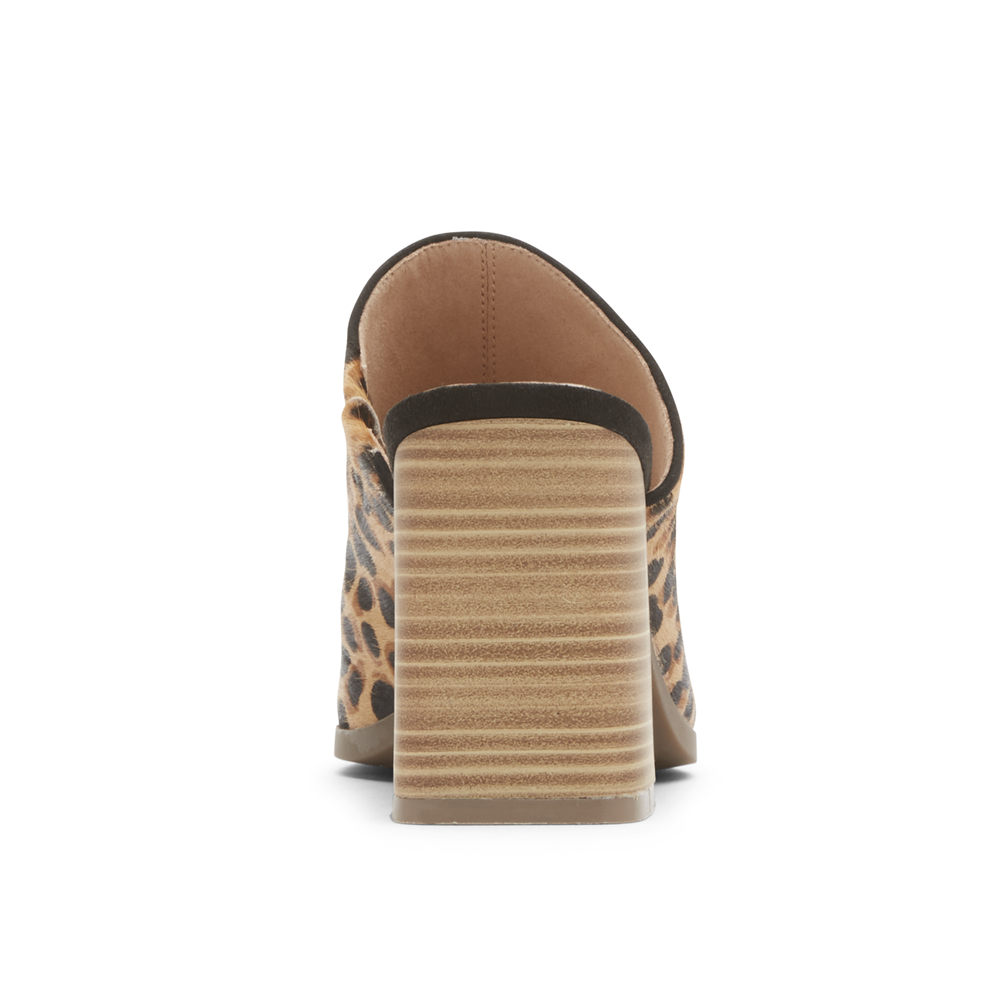 Sandalias Rockport Mujer Mexico - Total Motion Amara Leopardo - OTKAW0287